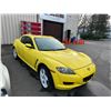 Image 2 : 2004 MAZDA RX8, 4DR COUPE, YELLOW, VIN JM1FE173140130747