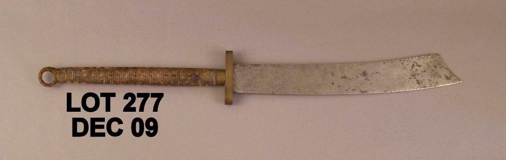 Chinese beheading sword used for executions during World War II. This ...