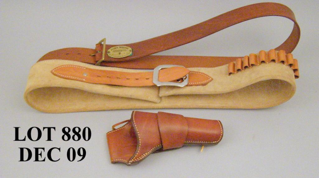 Limited edition BIANCHI John Wayne commemorative holster and gunbelt