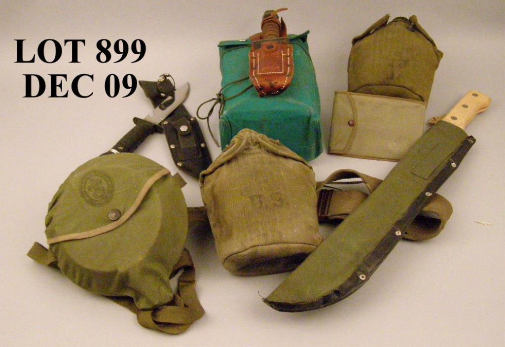 Bonanza lot of miscellaneous items for the collector or outdoorsman. A