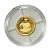 Image 1 : 2022 Somalia Republic African Wildlife Elephant 20 Shillings 1/50 oz Gold Coin