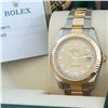 Image 3 : Rolex Men's Two Tone Champagne Diamond Datejust 2 Wristwatch With Box & Papers