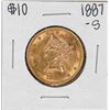 Image 1 : 1887-S $10 Liberty Head Eagle Gold Coin