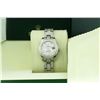 Image 9 : Rolex Ladies Stainless Steel Quickset MOP Full Diamond Datejust Wristwatch