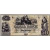 Image 1 : 1800's $50 Canal Bank New Orleans, Louisiana Obsolete Currency Note