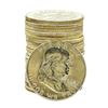 Image 1 : Roll of (20) Brilliant Uncirculated 1962-D Franklin Half Dollar Coins