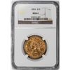 1894 $10 Liberty Head Eagle Gold Coin NGC MS61