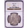 Image 1 : 1886-O $1 Morgan Silver Dollar Coin NGC MS61