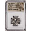 Image 1 : c.440-404 BC Attica Athens AR Tetradrachm Athena Owl Ancient Coin NGC Ch VF