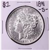 Image 1 : 1891-S $1 Morgan Silver Dollar Coin