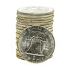 Image 2 : Roll of (20) Brilliant Uncirculated 1957 Franklin Half Dollar Coins
