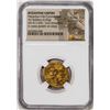 AD 613-641 Byzantine Empire Heraclius + Her Constantine AV Solidus Gold Coin NGC VF