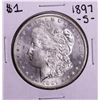 Image 1 : 1897-S $1 Morgan Silver Dollar Coin