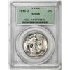 1945-D Walking Liberty Half Dollar Coin PCGS MS64 Old Green Label