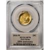 Image 2 : 2016-W Standing Liberty Quarter Gold Comm Coin PCGS SP70 First Strike Cleveland Signed