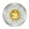 Image 1 : 2022 Somalia Republic African Wildlife Elephant 20 Shillings 1/50 oz Gold Coin