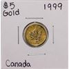 Image 1 : 1999 Canadian $5 Maple Leaf Gold Coin