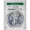 Image 1 : 2020-(P) $1 American Silver Eagle Coin PCGS MS69 Emergency Issue Philadelphia