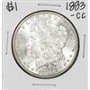 Image 1 : 1883-CC $1 Morgan Silver Dollar Coin Nice Toning