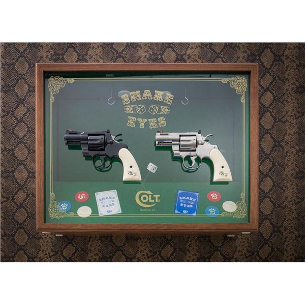 Rare and Desirable Cased Set of Colt Python Snake Eyes Double Action ...