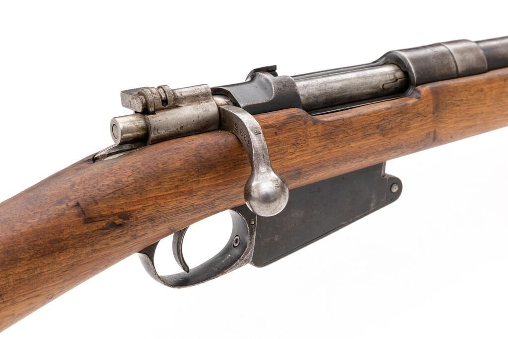 Shortened Belgian Model 1889 Mauser Bolt Action Rifle