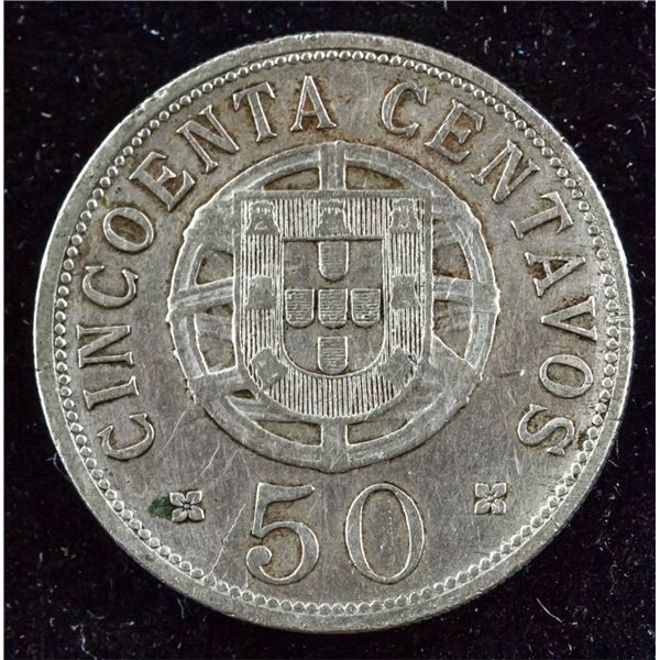 Angola 1928 50 Centavos