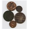 Image 1 : Lot of 5 Assorted Russian Copper Coins