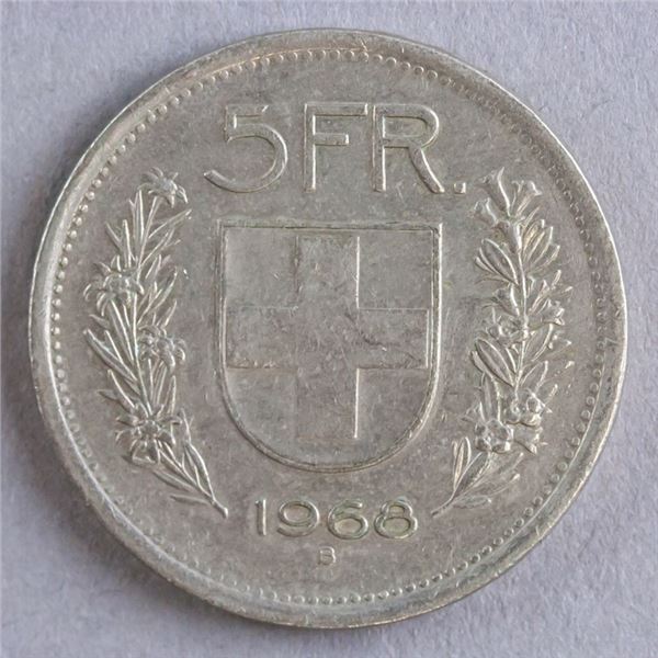 Switzerland 1968 5 Francs