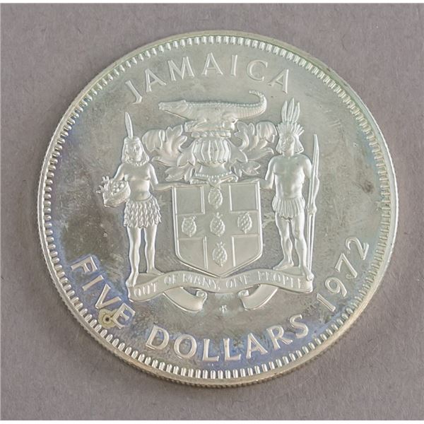 Jamaica 1972 $5 Coin