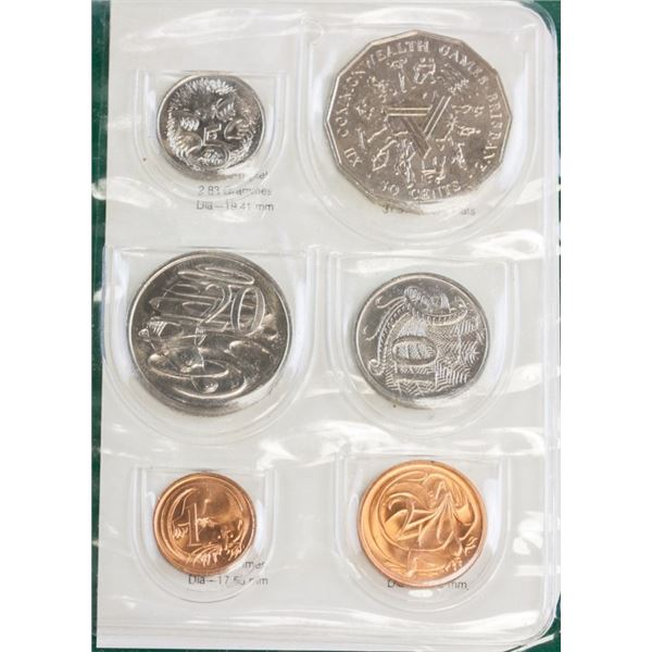 Australian 1982 Commonwealth Games Coin Set