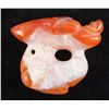 Image 2 : Chinese Two Color Stone Carved Dragon Pendant