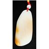 Image 3 : Chinese Large Hetian Jade Carved Pendant
