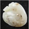 Image 2 : Chinese Hetian White Jade Carved Swan Toggle