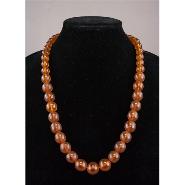 Chinese Natural Amber Necklace