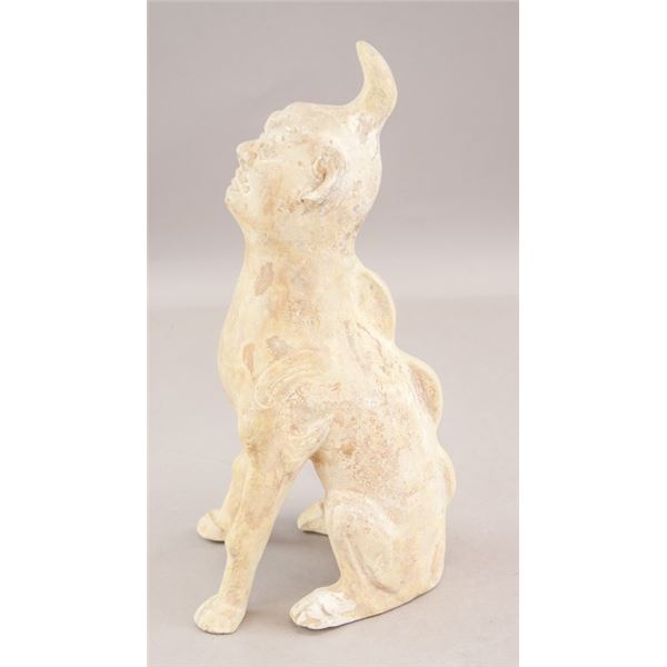 Chinese Han Dynasty White Pottery Animal