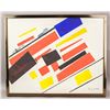 Image 1 : American Abstract Oil on Canvas Signed Lissitzky