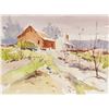 Image 1 : Edward Garbely 1908-1999 American Watercolor Paper