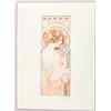 Image 2 : Czech Lithograph on Paper Signed Mucha 18/40