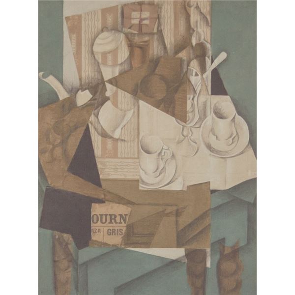 Spanish Etching on Paper 15/50 Signed Juan Gris