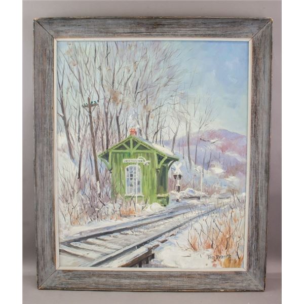 Canadian Oil on Canvas Signed TOM ROBERTS