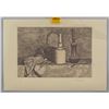 Image 2 : Itailan Linocut 1/50 Hand Signed in Pencil Morandi