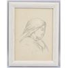 Image 2 : Pencil on Paper Portrait of Woman