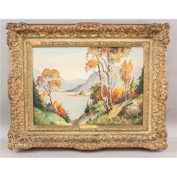 Canadian Oil on Panel Signed W. Rigg