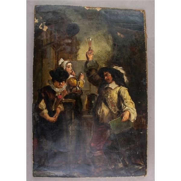Dutch Oil on Canvas Circle of Rembrandt