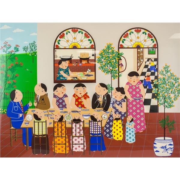 Canadian Lithograph Hand Signed John Lim