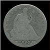 Image 1 : 1858 Liberty Seated Half Dollar Coin  (COI-366)