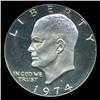 Image 1 : 1974S IKE Dollar Graded PR70 with DCAM Great Toning (COI-4885)