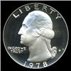 Image 1 : 1978S Washington 25c Proof Quarter Coin Graded PCGS PR69 DCAM (COI-5382)