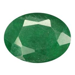 1.1ct AlluringTop Nice Green Colombian Emerald Oval 8X6mm (GMR-0474)