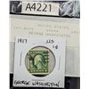 Image 1 : 1917 US 1 Cent Stamp - George Washington (A4221)